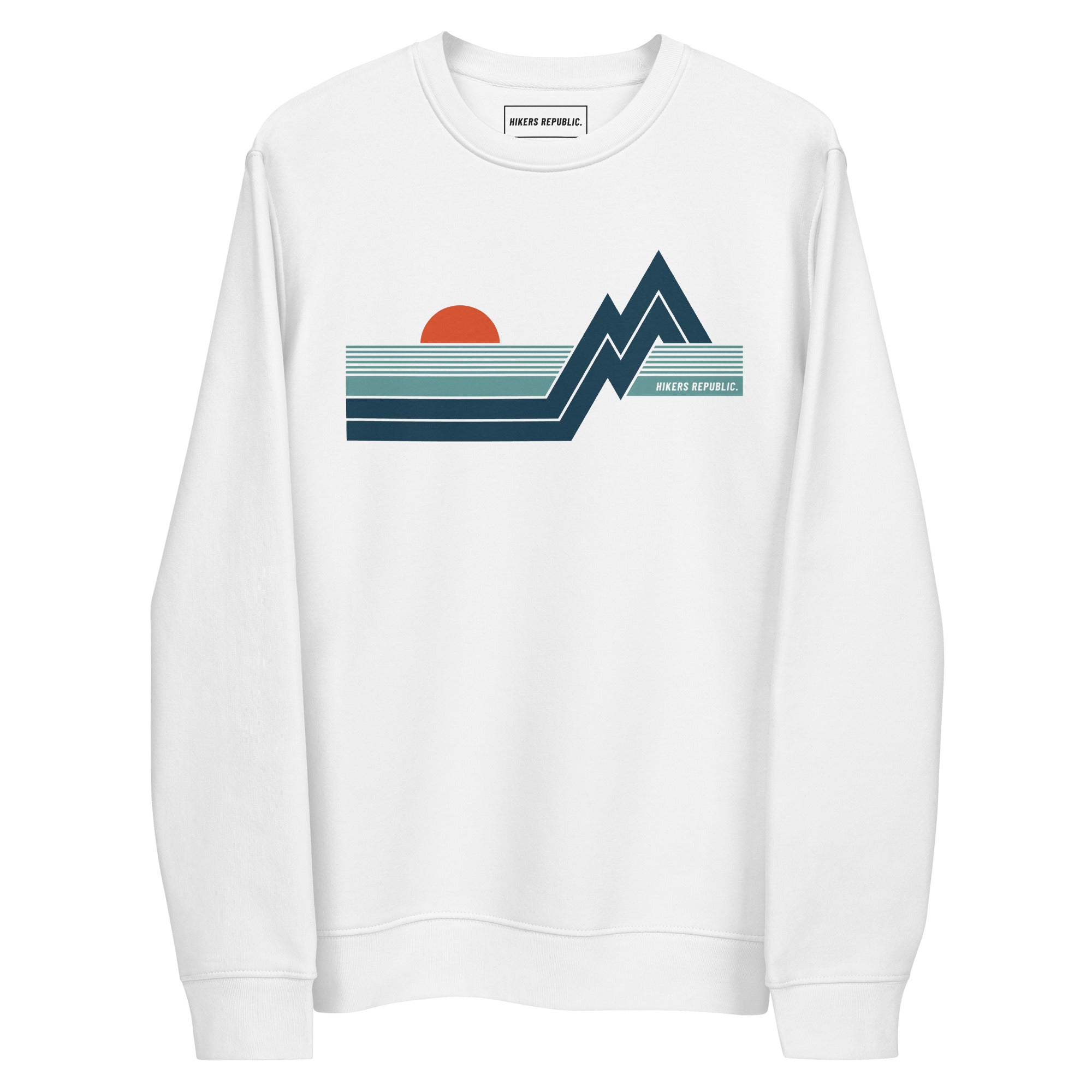 Sweat Unisexe Epais Eco Responsable - Vintage - Trace your path through mountains