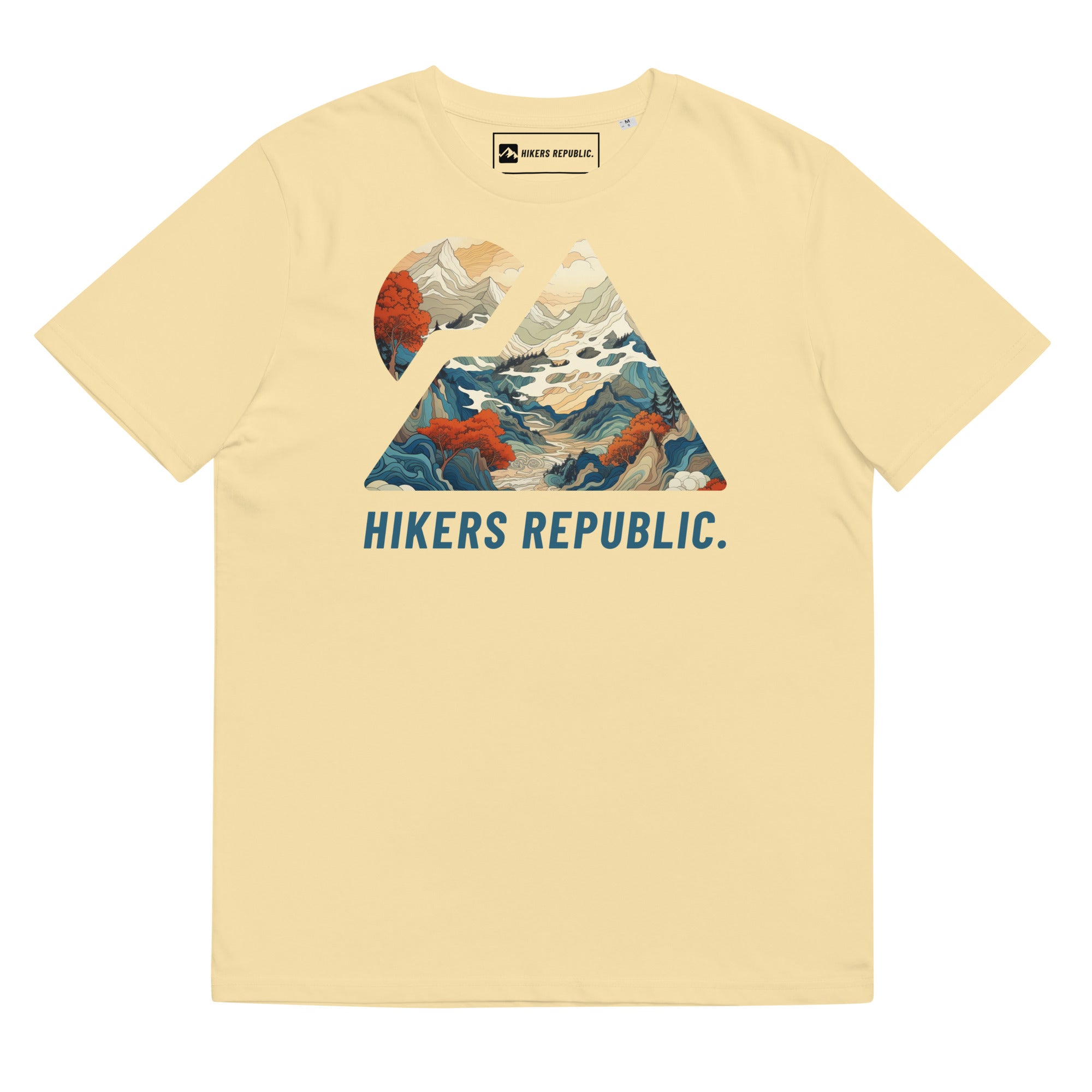 T-Shirt Premium Unisexe Eco Responsable - Iconique - Hokusai Mountain